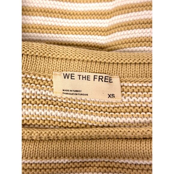 Free People Asher Pullover Sweater XS Womens Striped Knit - Picture 7 of 9